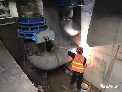 兰州彭家坪净水厂建设稳步推进，16个单体建筑初具规模，消防工程安装同步展开